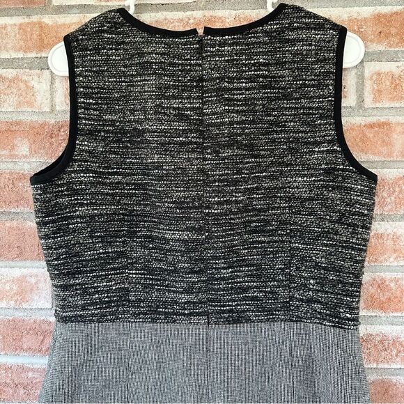 Brooks Brothers 346 Tweed Colorblock Dress Wool Blend Gray Women’s 10 Business - Picture 7 of 8